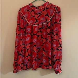 High neck dress shirt